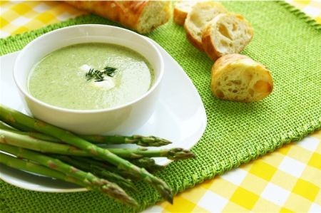 asparagi crema tiepida