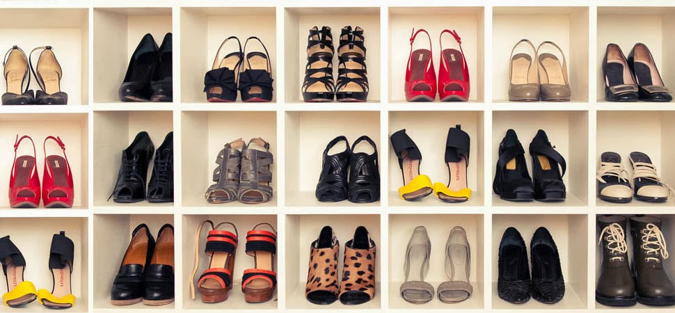 organized shoes