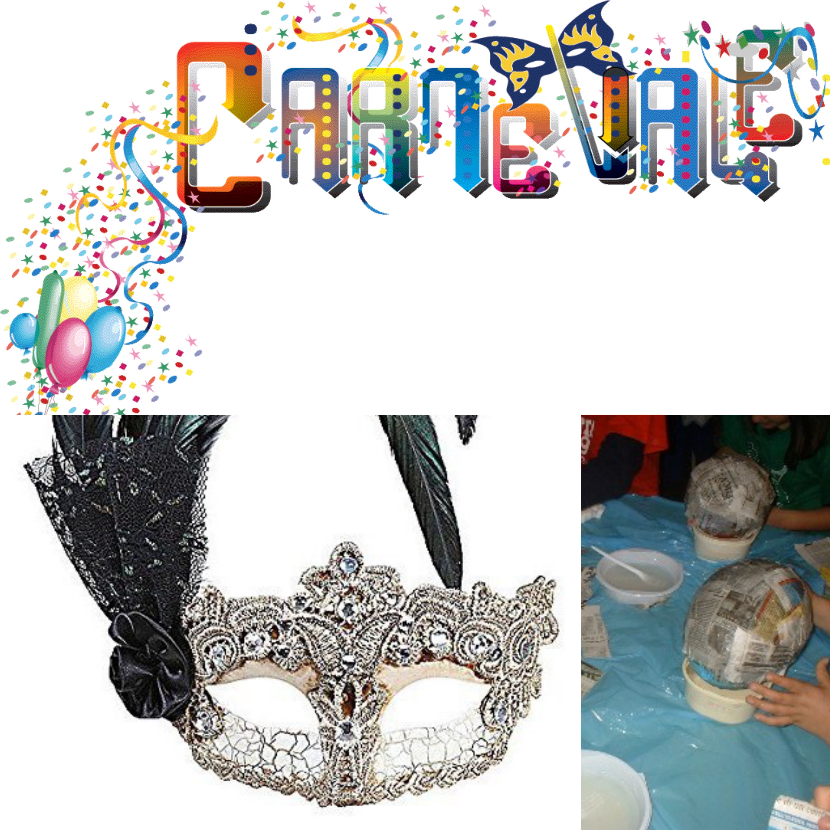 Come fare maschera di Carnevale con gli strass