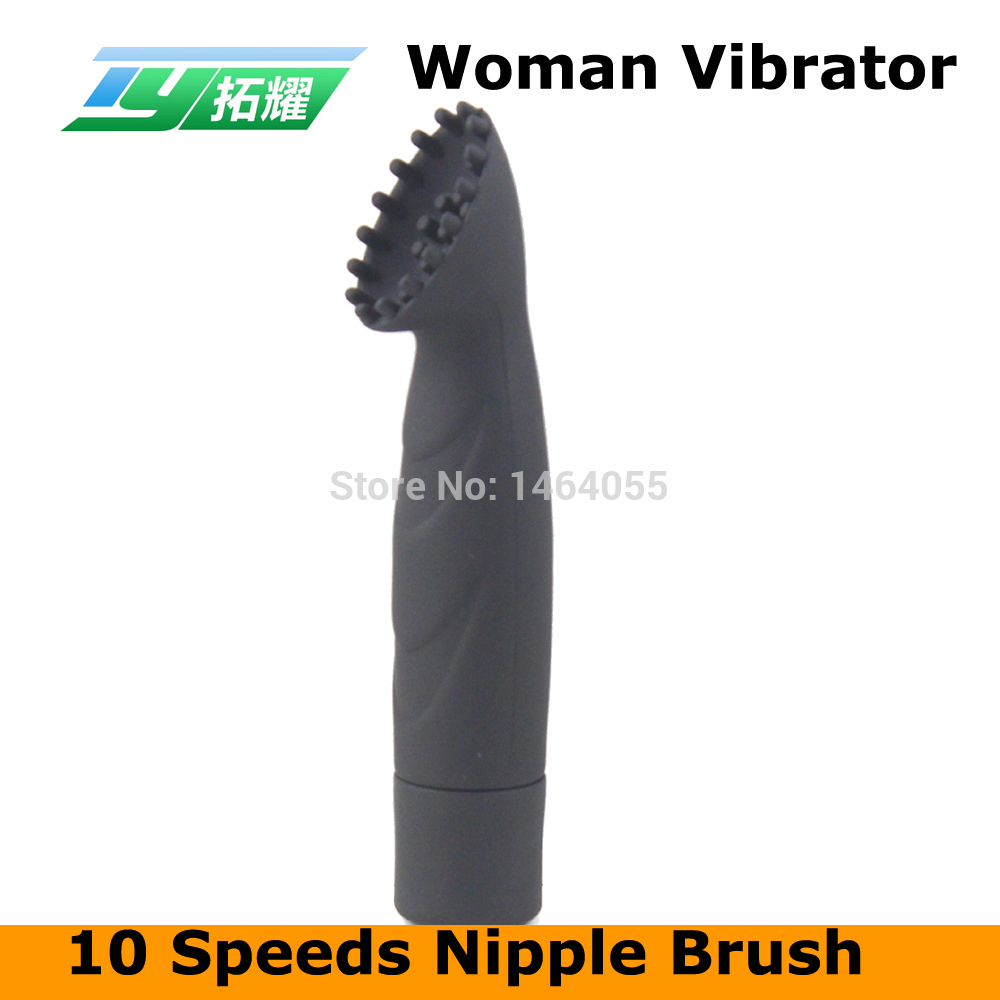 10 Speeds Nipple Brush type Woman Vibrator High Quality Vibrating font b Stick b font Amazing