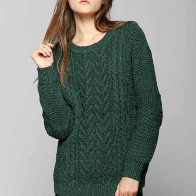tjbx8p l c680x680 sweater dark green forest green knitted sweater pullover