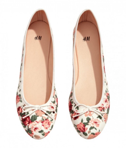 trend scarpe stampa floreale H&M primavera