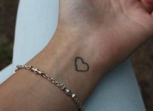 cuore tatuato
