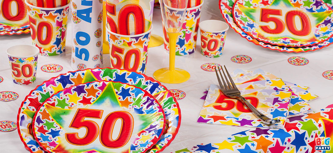 coordinato party festa compleanno 50 anni