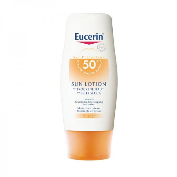 sun lotion protezione solare spf 50 per pelle secca 1