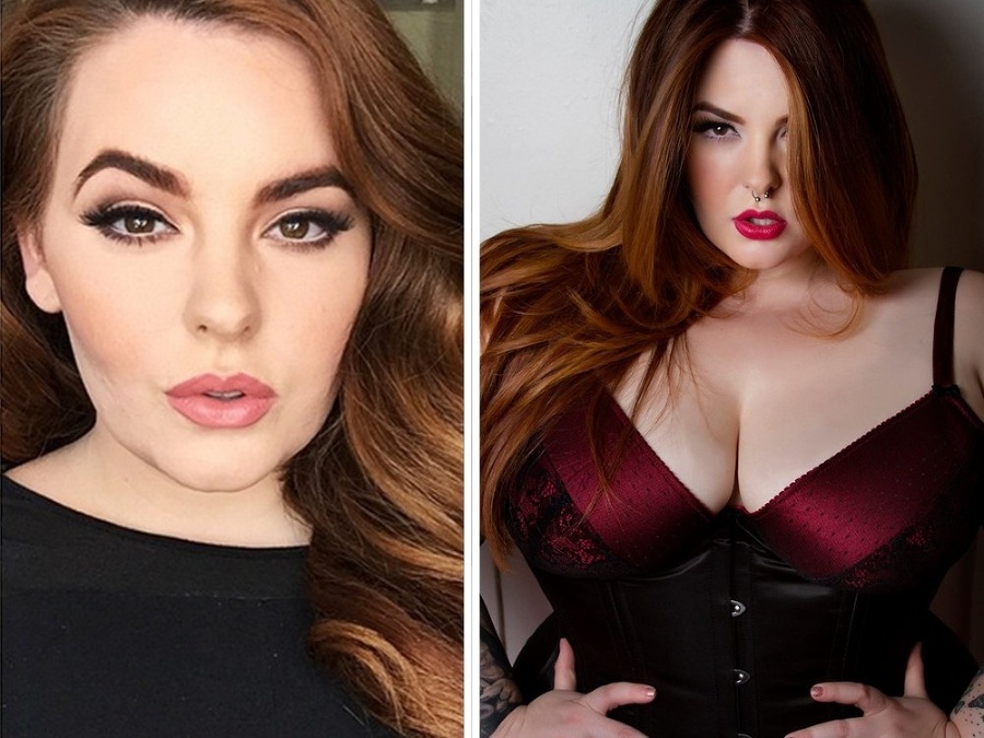 foto instagram Tess Holiday plus size modelka