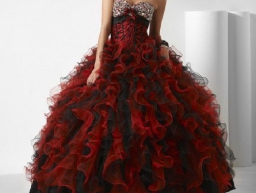 abito da sposa rosso