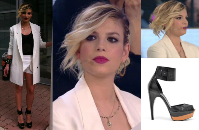 il look di emma marrone per la prima puntata del serale di amici 12