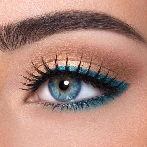 trucco occhi azzurri makeup 5 linea turchese