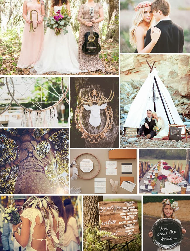 matrimonio bohemian chic a dicembre