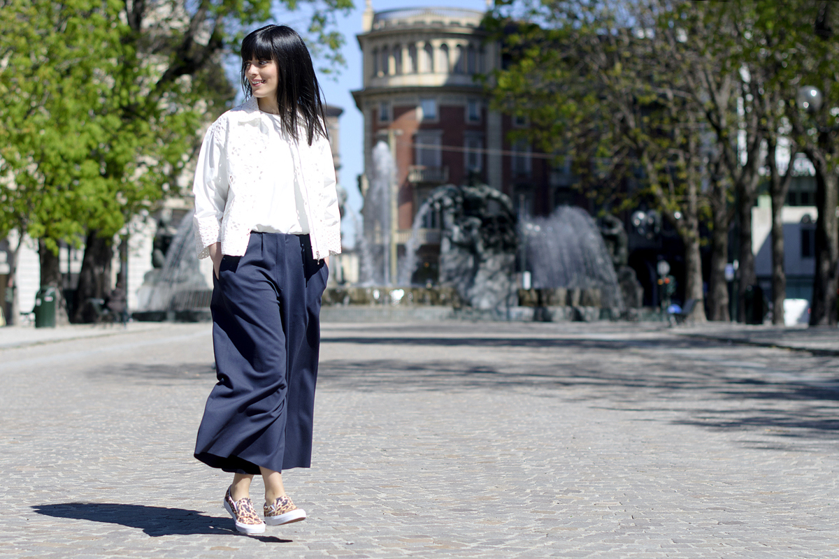 Come indossare pantaloni culotte