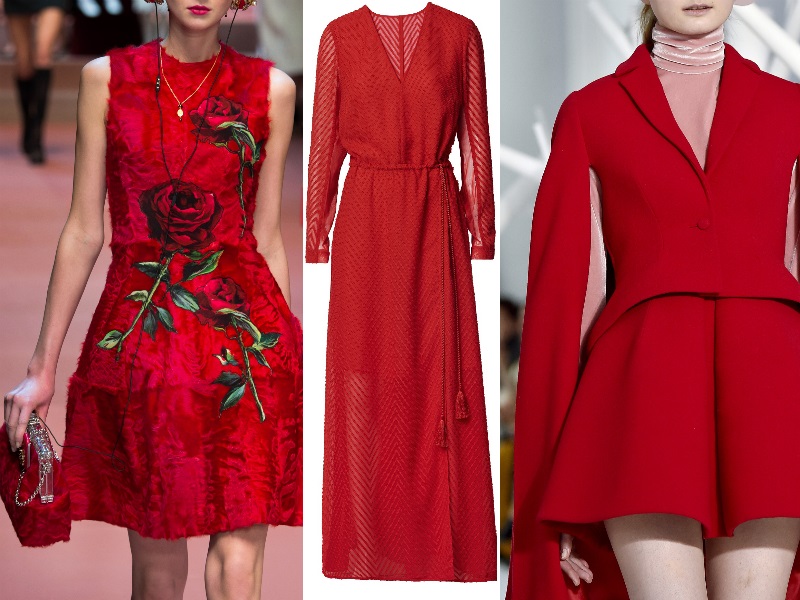 10 look Capodanno abito rosso