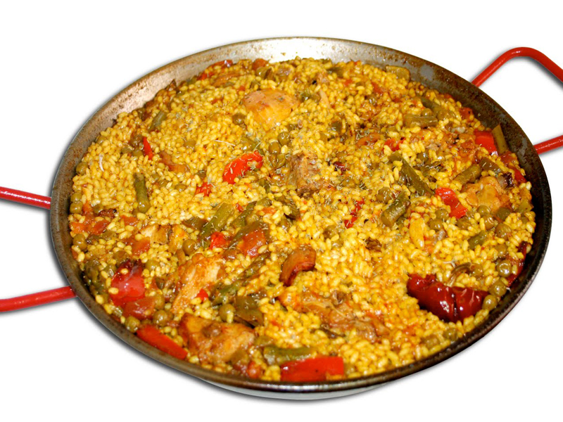 come preparare paella valenciana