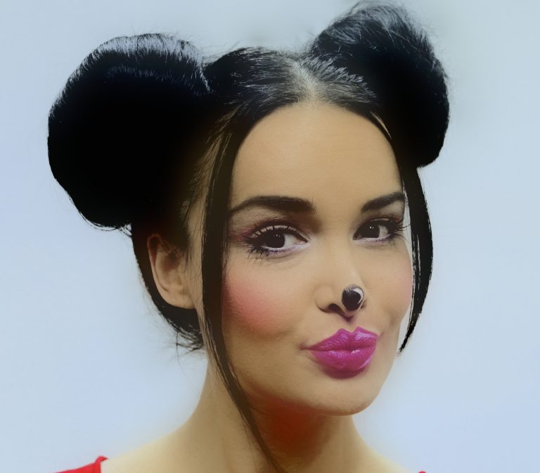 tutorial trucco Minnie adulti