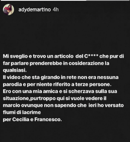 adelaide de martino prende in giro cecilia