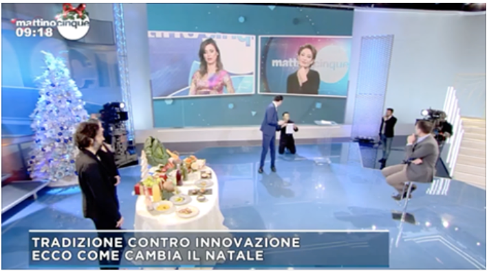 Mattino 5: panico in studio