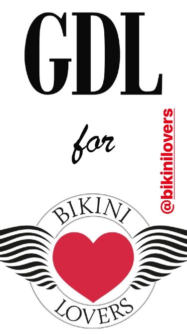 Il logo della collezione, con il cuore alato di Bikini Lovers e le iniziali di Giulia