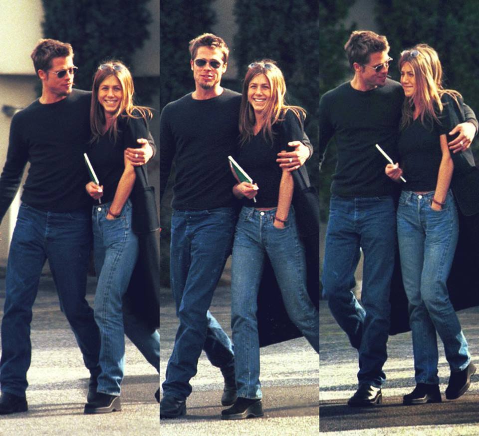 Jennifer Aniston e Brad Pitt