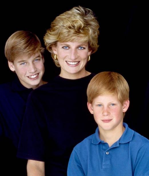 William da bambino con l'indimenticabile principessa Diana e il dispettosissimo fratello minore Henry