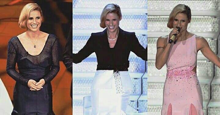 Michelle Hunziker in Trussardi