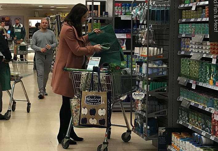 Kate Middleton al supermercato