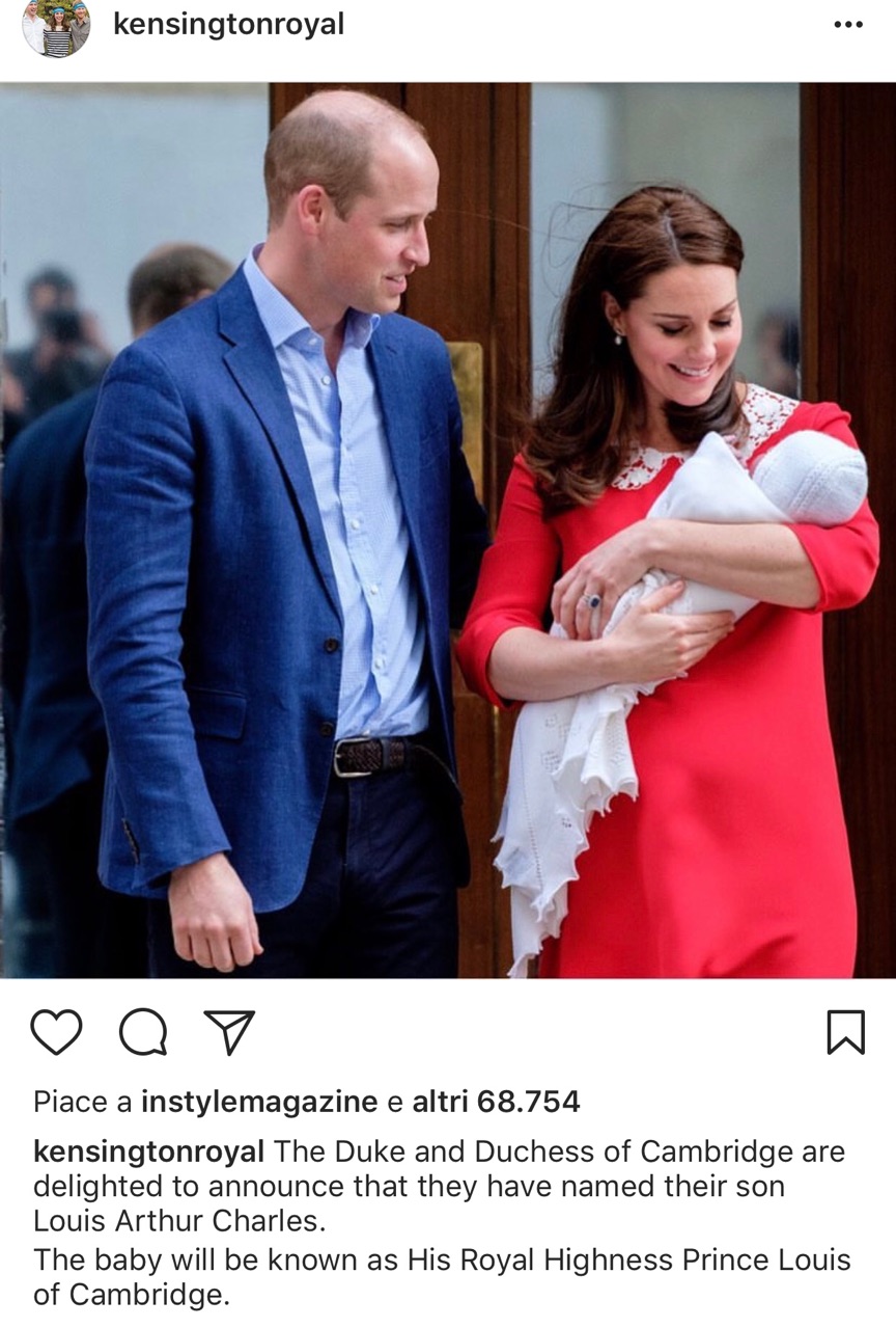 nome del terzo royal baby