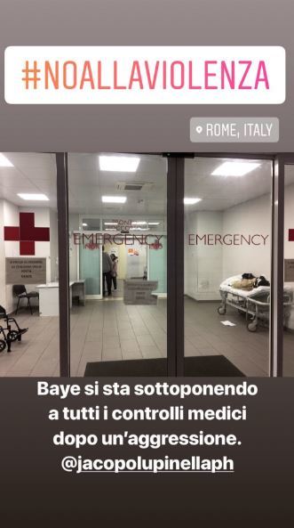 Baye Dame in ospedale