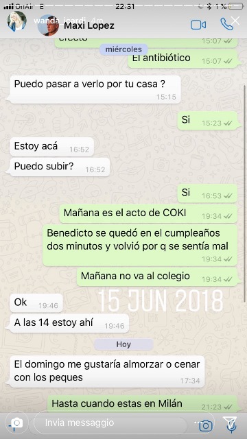 wanda nara contro maxi lopez