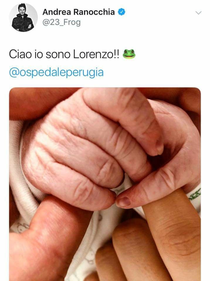 Andrea Ranocchia figlio