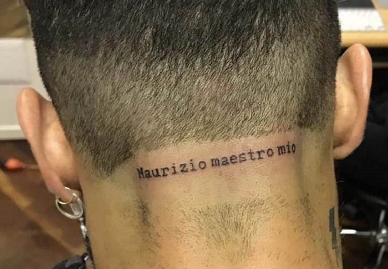 Nuovo tatuaggio di Fabrizio Corona