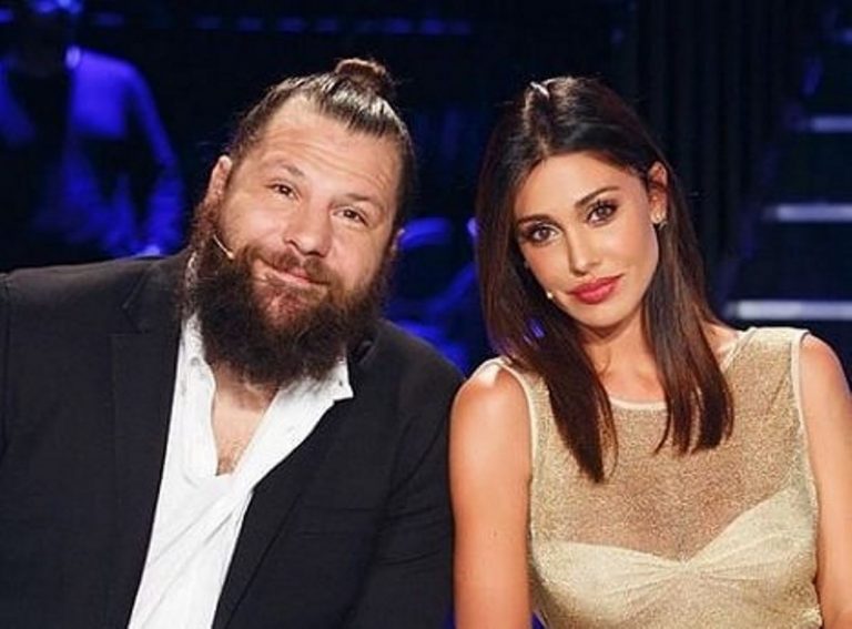 Belen Rodriguez e Martin Castrogiovanni