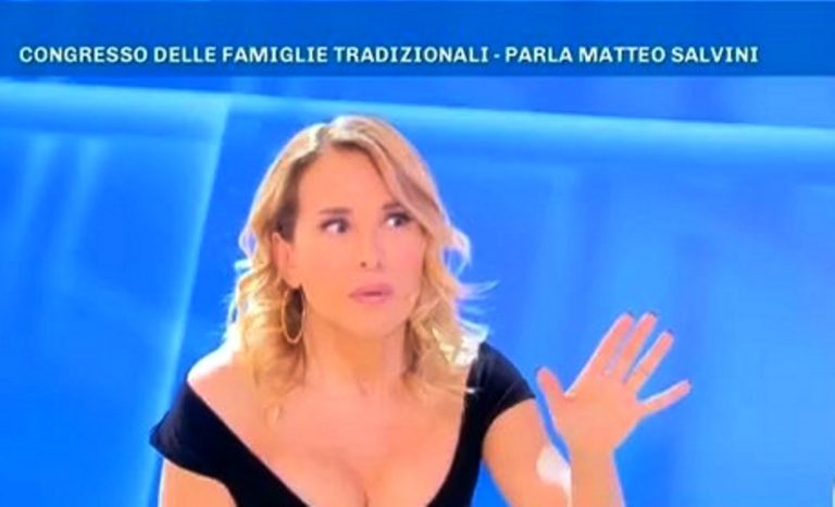 Barbara D'Urso contro Matteo Salvini