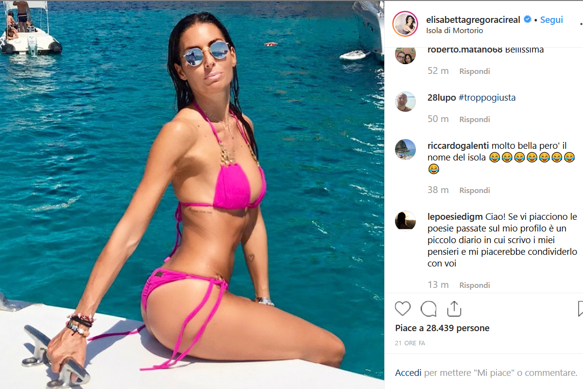 Elisabetta Gregoraci lato B