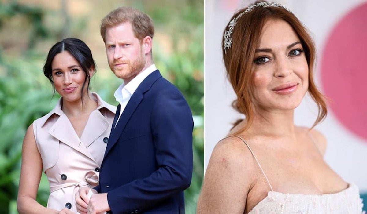 LindsayLohanHarryMeghan