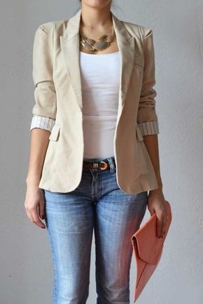 blazer beige