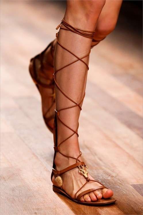 sandali alla schiava