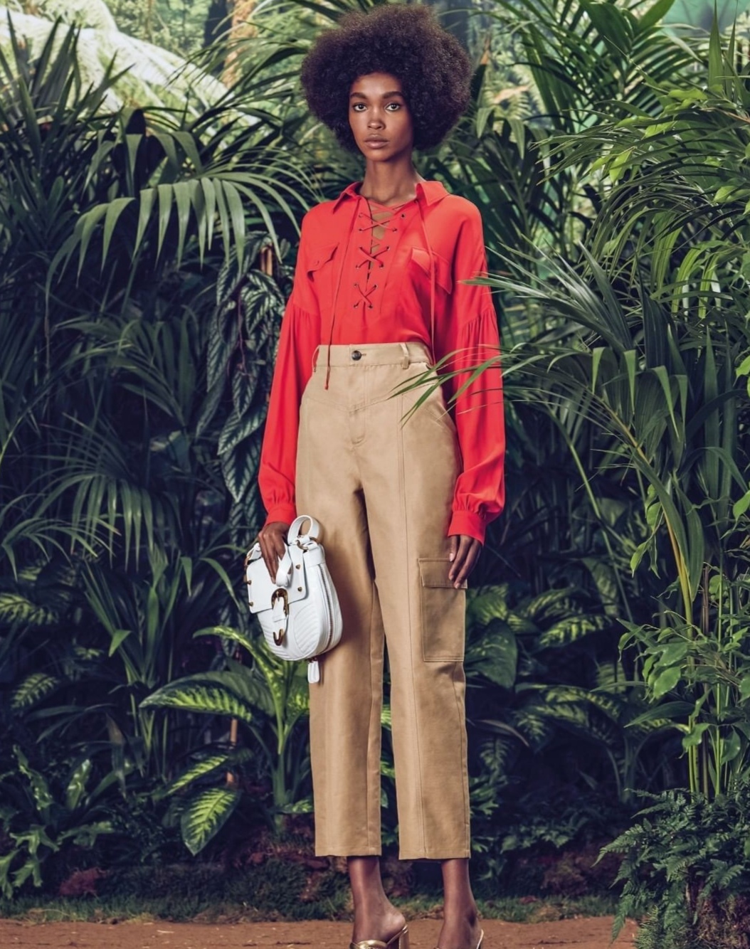 Pantaloni cropped modello Twinset