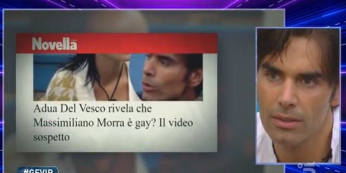 gf vip massimiliano morra gay