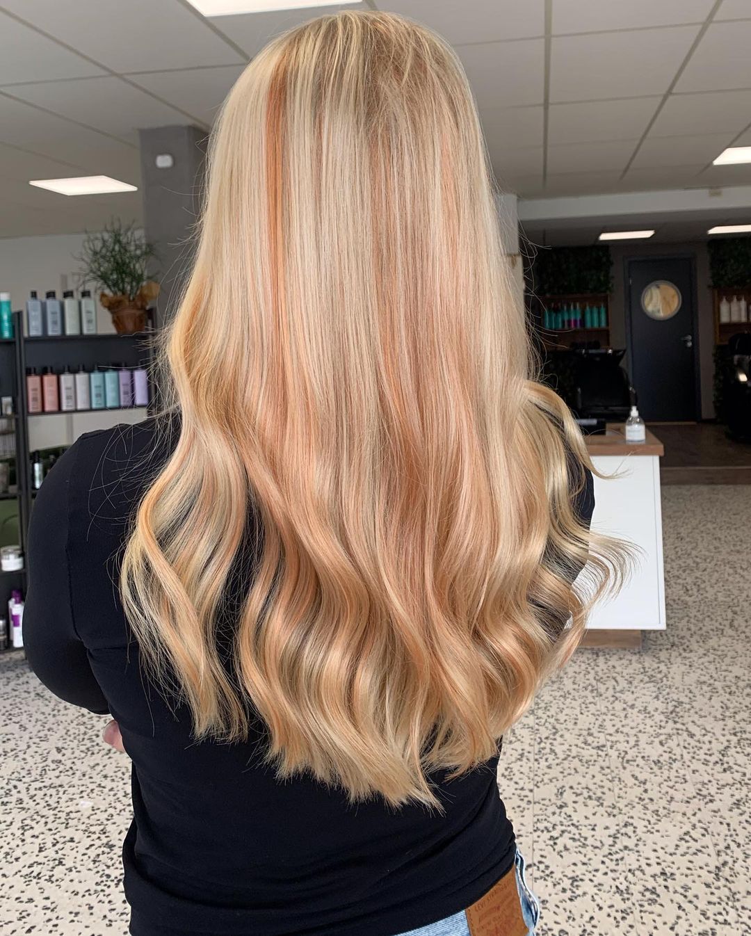 ciocche apricot hair