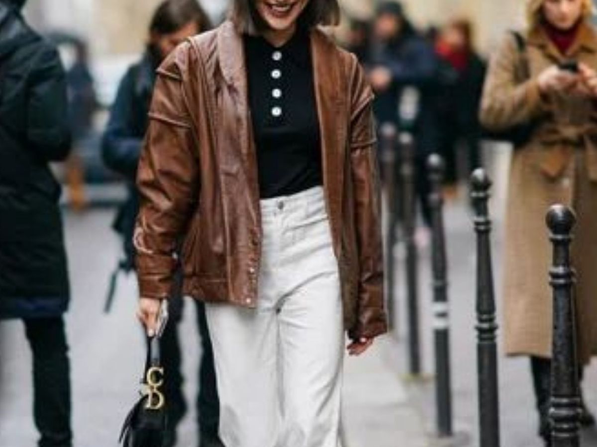 come indossare i jeans bianchi in primavera