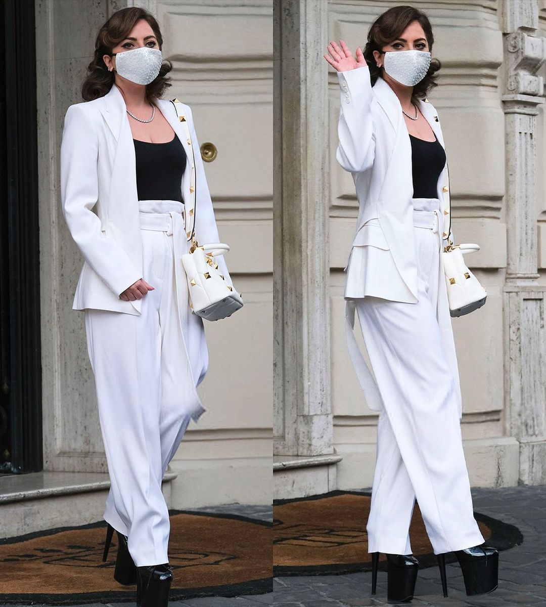 lady gaga tailleur