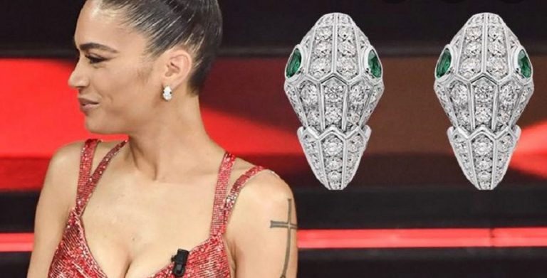 sanremo 2021 elodie orecchini costo
