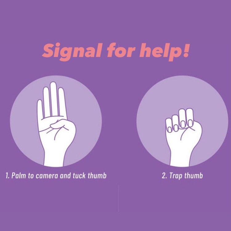 signal for help