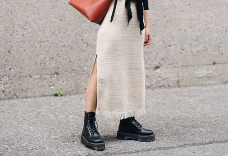 gonna scarpe basse come indossare