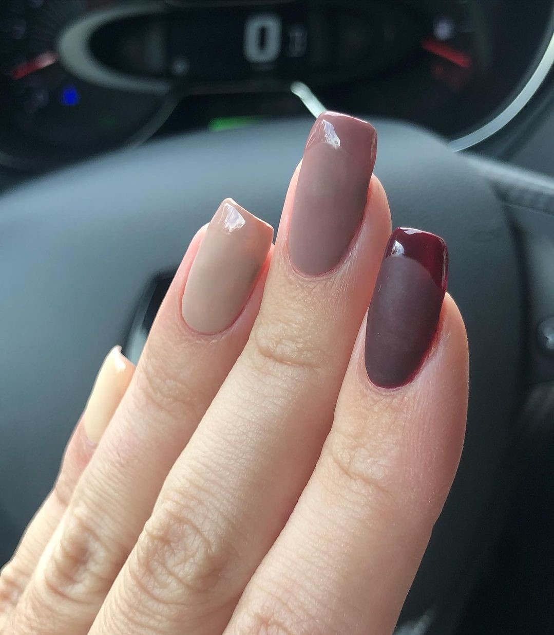 manicure matte autunno 2021