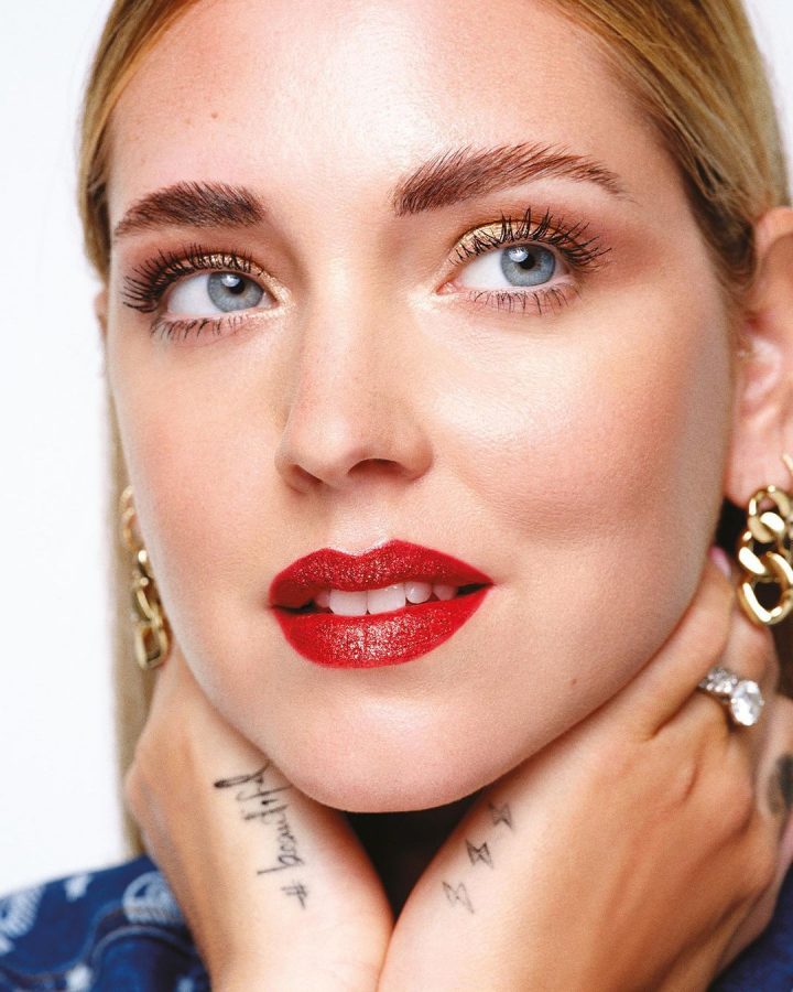 ferragni viso trucco