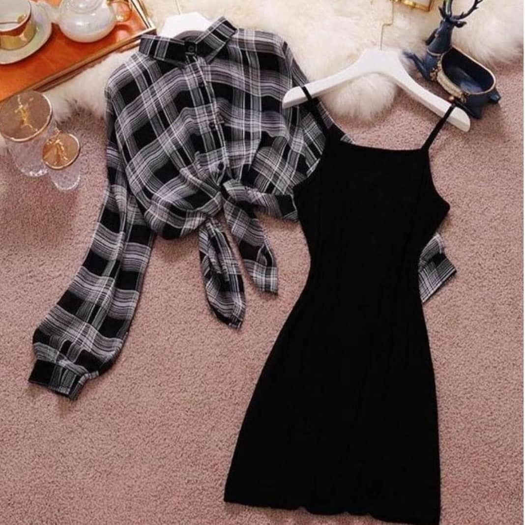 mini dress con camicia autunno inverno 2020