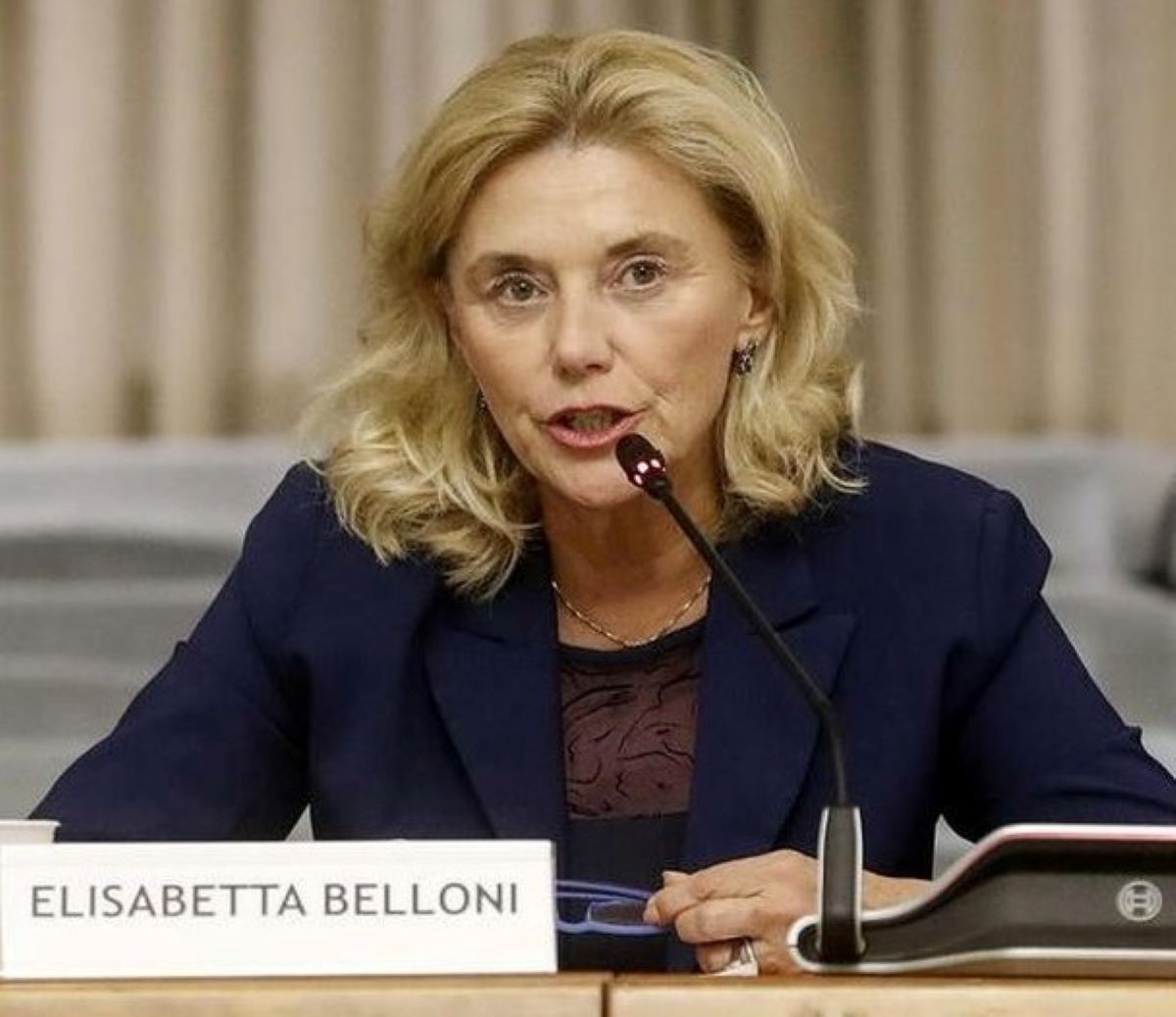 elisabetta belloni marito figlio