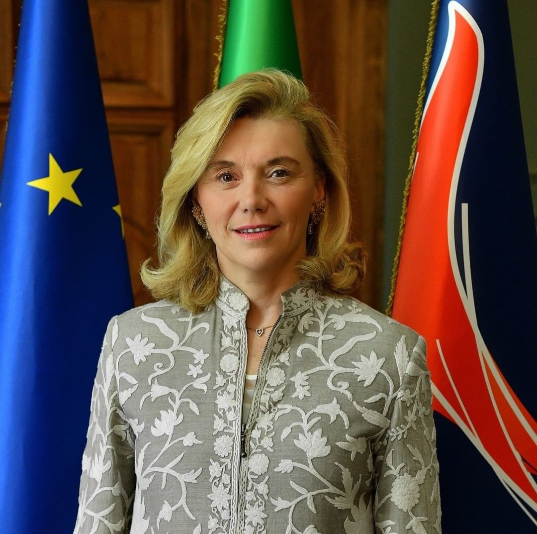 elisabetta belloni marito figlio