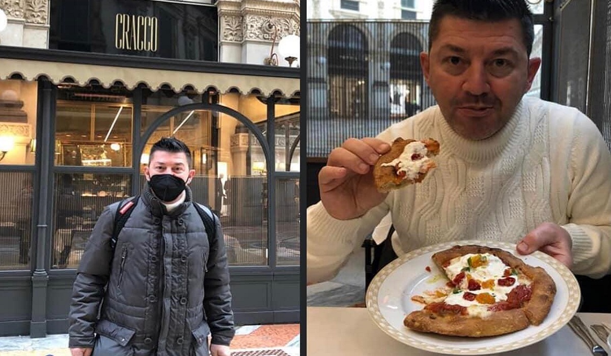 Porzio prova la Margherita di Cracco a Milano: 